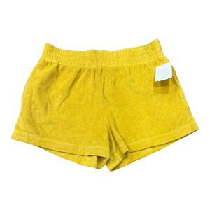 Treasure & Bond Yellow Terry Shorts Girl XL